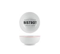BOTANIC®-Assiette creuse Bistrot coloris orange en porcelaine - 16,5 cm