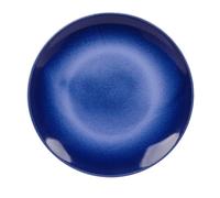BOTANIC®-Assiette plate coloris bleu en grès blue night - diamètre 27 cm