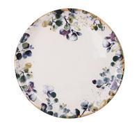 BOTANIC®-Assiette plate Flora motif feuillage multicolore diamètre 26,5 cm
