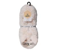 BOTANIC®-Ballerines souples en fourrure pour femme avec tête d’animal Apollo