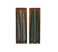 BOTANIC®-Bougie coloris vert en cire sapin - 3 cm