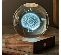 BOTANIC®-Boule en cristal et verre design Dandelion - diamètre 8 x H 12 cm