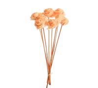 BOTANIC®-Bouquet de 8 roses artificielles beauty coloris beige - diamètre 6 cm x 40 cm