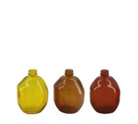BOTANIC®-Bouteille soliflore coloris multicolore en verre recyclé