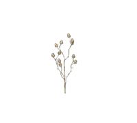 BOTANIC®-Branche scintillante avec glands couleur platine H 60 cm