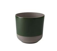BOTANIC®-Cache-pot coloris vert en céramique Sandstone - diamètre 30 x 28 cm