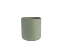 BOTANIC®-Cache-pot en zinc coloris vert - diamètre 18 x H 18 cm