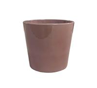 BOTANIC®-Cache-pot Fresh coloris rose en céramique - diamètre 19,5 cm x 17 cm