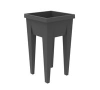 BOTANIC®-Carré haut VEG&TABLE aromatique « recyclé citoyen Botanic » coloris gris en plastique EDA - 23 L