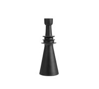 BOTANIC®-Chandelier conique coloris noir en aluminium - 8 x 8 x 21,5 cm