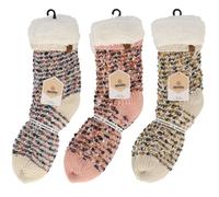 BOTANIC®-Chaussettes avec fourrure pour femme Apollo - taille unique