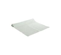 BOTANIC®-Chemin de table uni en coton argenté bleu ciel brillant - 150 x 50 cm