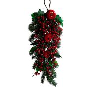 BOTANIC®-Chute artificielle branchage, pommes et baies rouges - 66 cm