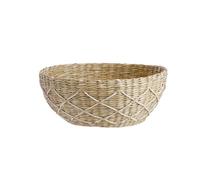 BOTANIC®-Corbeille coloris marron en osier - diamètre 30 cm