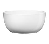 BOTANIC®-Coupe en céramique blanche 3 orchidées - diamètre 28,5/26,5 x H 13 cm