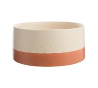 BOTANIC®-Coupe pour cache-pot Cactus coloris beige en céramique - 20 x 20 x 9 cm