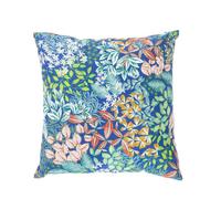 BOTANIC®-Coussin décoratif carré coloris multicolore en coton oeko tex Maiwenn - 45 x 45 cm