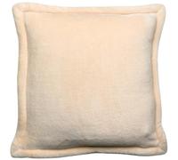 BOTANIC®-Coussin décoratif coloris crème en polyester Tender Vivaraise - 50 x 50 cm