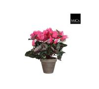 BOTANIC®-Cyclamen rose clair plante artificielle en pot H 30 x diamètre 30 cm