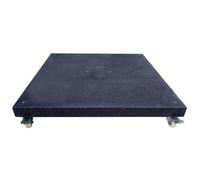 BOTANIC®-Dalle 120kg pour parasol déporté avec roulettes 80 x 80 x 7 cm
