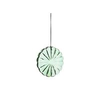 BOTANIC®-Décoration à suspendre forme soleil en verre vert - diamètre 8 cm