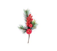 BOTANIC®-Décoration de fleurs artificielles pour décoration de Noël - 35 cm