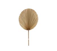 BOTANIC®-Décoration feuille ronde coloris beige en feuille de palmier - 35 x 60 cm