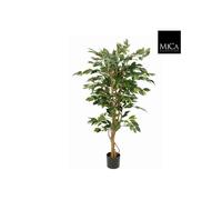 BOTANIC®-Ficus Benjamina artificiel vert en pot plastique H 150 x diamètre 85 cm