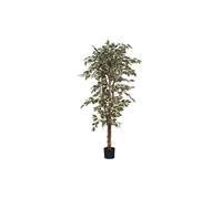 BOTANIC®-Ficus Hawaii vert panaché artificiel en pot plastique H 180 x diamètre 90 cm