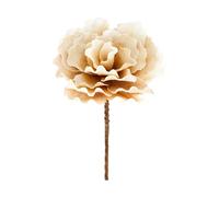 BOTANIC®-Fleur en mousse brun et blanc - diamètre 25 x H 77 cm