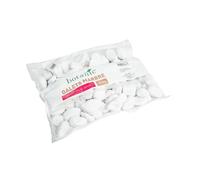 BOTANIC®-Galets de marbre blanc de Carrare calibre 40 à 60 mm en sac de 10 kg
