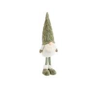 BOTANIC®-Gnome blanc debout avec bonnet vert Gus moyen modèle - 59 cm