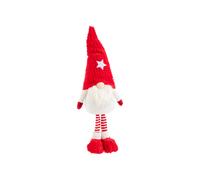 BOTANIC®-Gnome rouge et blanc debout avec bonnet étoile petit modèle - 57 cm