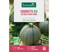 BOTANIC®-Graines de courgette de Nice à fruits ronds bio botanic - graines à semer