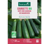 BOTANIC®-Graines de courgette verte non coureuse des maraîchers bio botanic - graines à semer
