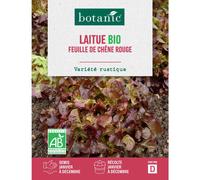 BOTANIC®-Graines de laitue feuille de chêne rouge bio botanic - graines à semer