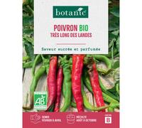 BOTANIC®-Graines de Poivron doux très long des Landes botanic - graines à semer