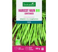 BOTANIC®-Graines d'haricot nain contender bio botanic - graines à semer 100 g