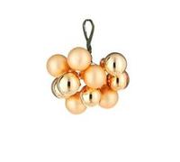 BOTANIC®-Grappe boule coloris or en verre - diamètre 2 cm