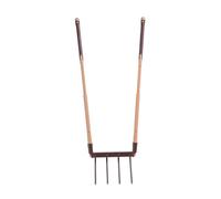 BOTANIC®-Grelinette à 4 dents fibre tri-matières et manche bois botanic - 130 cm