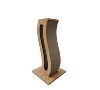 BOTANIC®-Griffoir à poser pour chat en bois en forme de vague - 30 x 30 x 61,5 cm