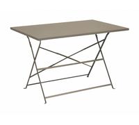 Table de jardin pliante acier époxy - Cuba - L.110 x l.70 cm - 4 personnes