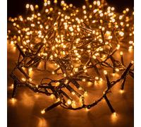 BOTANIC®-Guirlande lumineuse LED à lumière animée blanc chaud sur secteur - 11 m