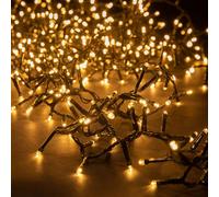 BOTANIC®-Guirlande lumineuse LED à lumière animée blanc orangé sur secteur - 11 m
