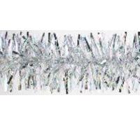 BOTANIC®-Guirlande scintillante en plastique coloris argent diamètre 120 mm - 2 m