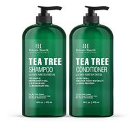 Botanic Hearth Ensemble shampoing et après-shampoing avec huile d'arbre à thé pur 100 % pure pour cuir chevelu Itchy and Dry - Sans sulfates ni parabènes - Pour homme et femme - 16 fl oz chacun