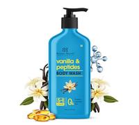 Botanic Hearth Gel douche Vanilla & Peptides - Formule de soin 5 en 1, nettoyage nourrissant et doux, sans parabène et sans sulfate - 473 ml