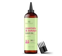 Botanic Hearth Huile capillaire au romarin et Batana (200 ml) | Traitement capillaire revitalisant et fortifiant pour des cheveux plus volumineux et plus sains | Sans paraben | Convient à tous les