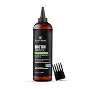 Botanic Hearth Huile capillaire biotine pour la croissance des cheveux infusée d'huile de grain de café et d'huile d'argan | Traitement de renforcement des cheveux | Nourrissant et volumineux |