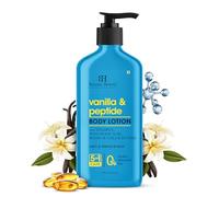 Botanic Hearth Lotion corporelle vanille et peptide 473,2 ml | Peau douce et lisse | 5 mélanges d'huiles et beurres | Soin 5 en 1 | Sans paraben, sans colorant | Lotion hydratante quotidienne pour